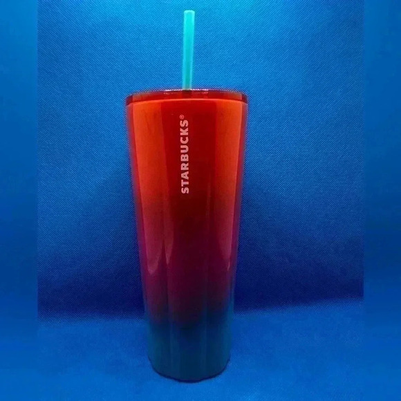Starbucks Gradient Sunset Cold Cup (24 oz) Tumbler with Straw - Picture 1 of 3